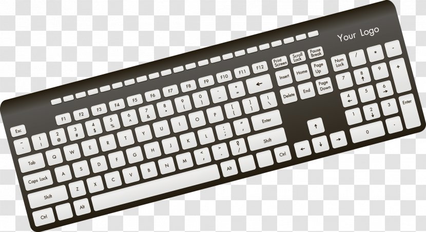 Computer Keyboard Mouse Laptop Logitech Keycap - Touchpad - Decoration Design Vector Pattern Transparent PNG