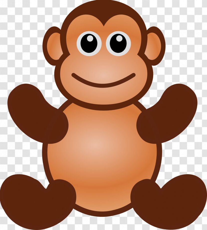 Clip Art Vector Graphics Ape Monkey Openclipart - Public Domain - Quiet Transparent PNG
