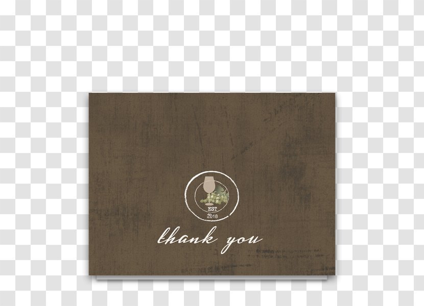 Brown Rectangle Brand Font - Green - Thank You Transparent PNG