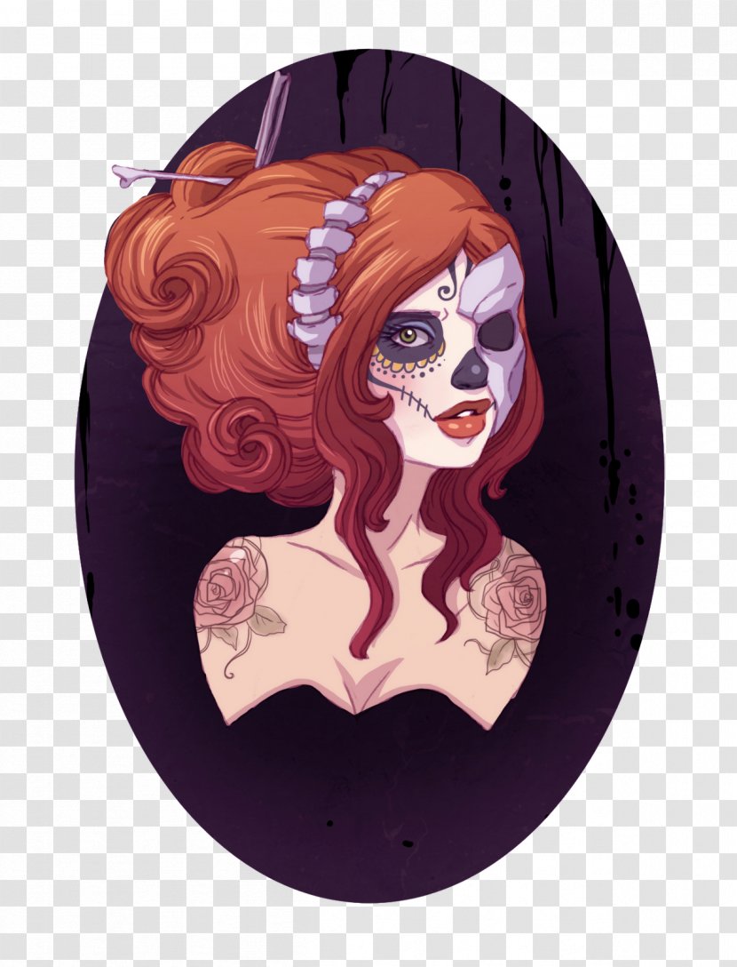 Cartoon Skull Legendary Creature - Fictional Character - Inky Transparent PNG