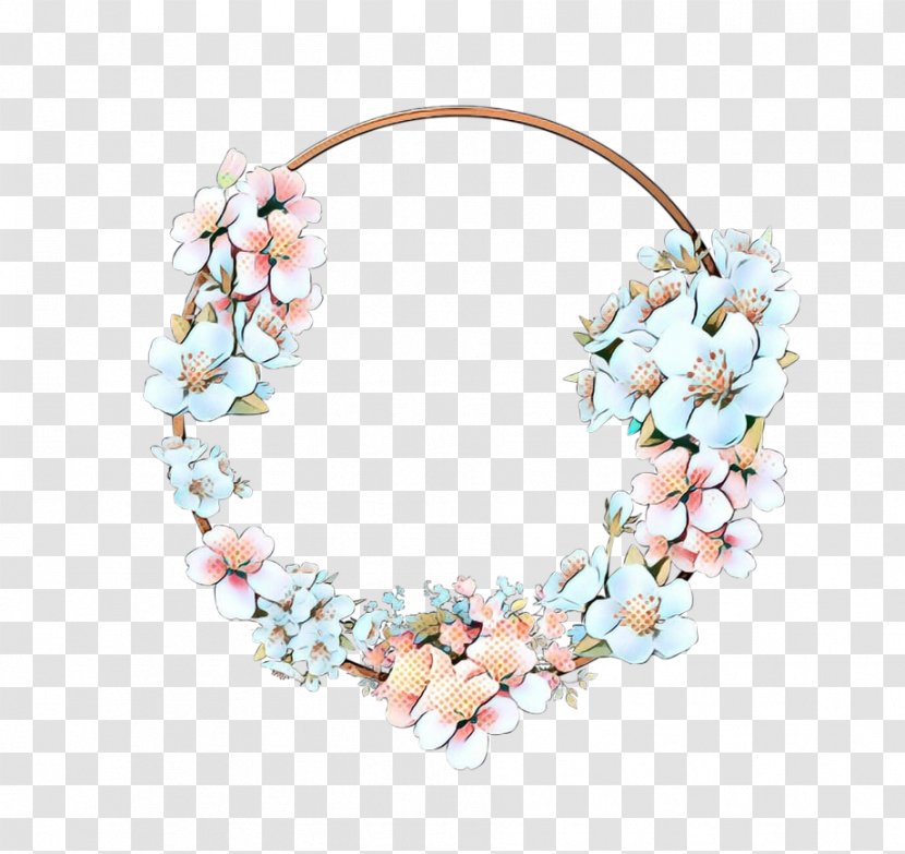 Pink Fashion Accessory Jewellery Necklace Flower - Blossom Body Jewelry Transparent PNG