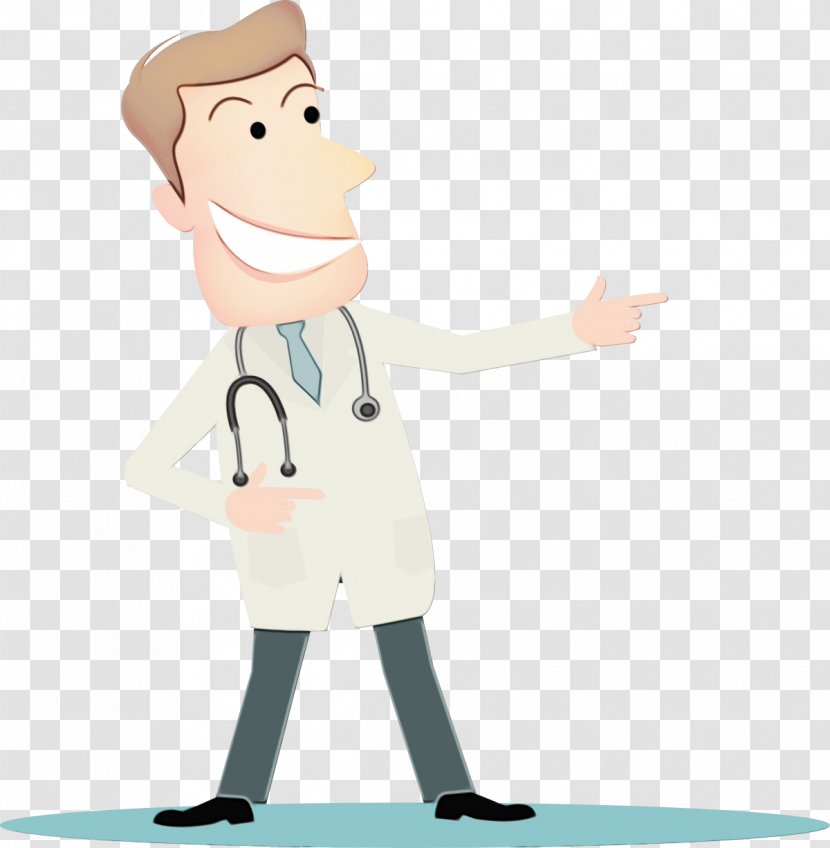 Stethoscope Cartoon - Gesture Art Transparent PNG