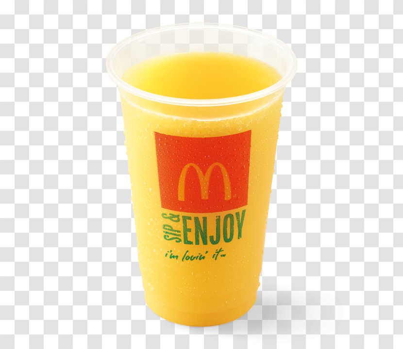 Orange Drink Juice Pint Glass Cup Transparent PNG