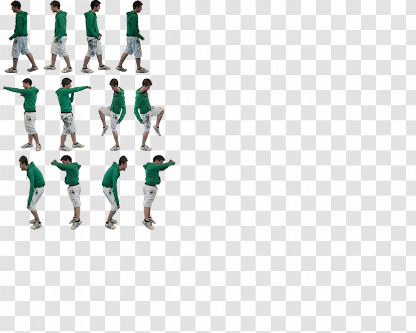 Fighting Game Sprite Character Video - Green Transparent PNG