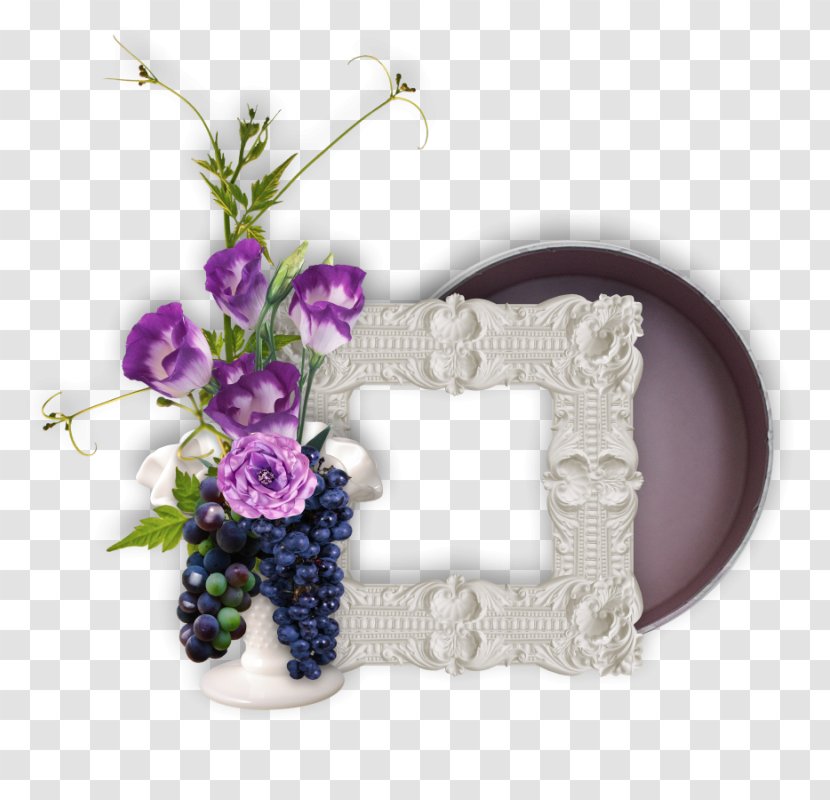 Flower Image Vase Floral Design - Purple Transparent PNG