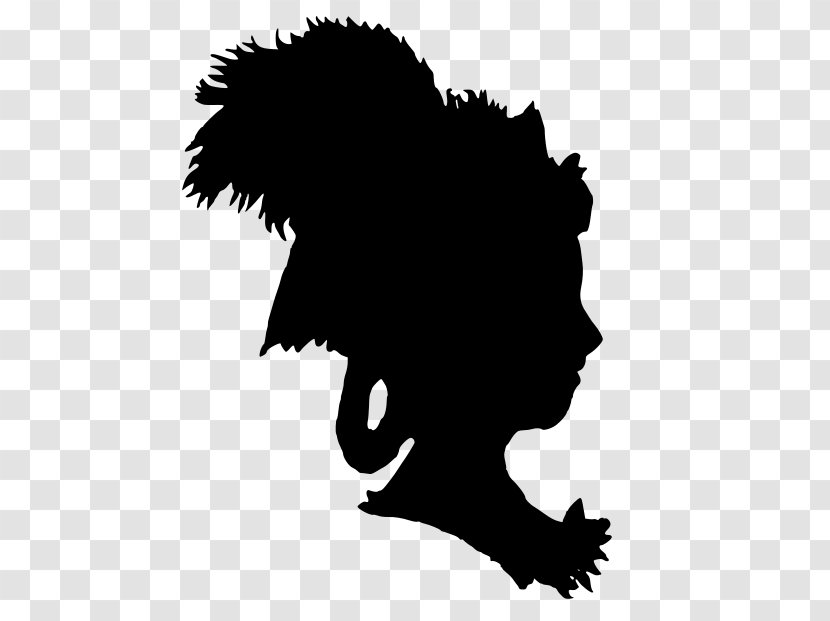 Tree Stencil - Head - Blackandwhite Transparent PNG