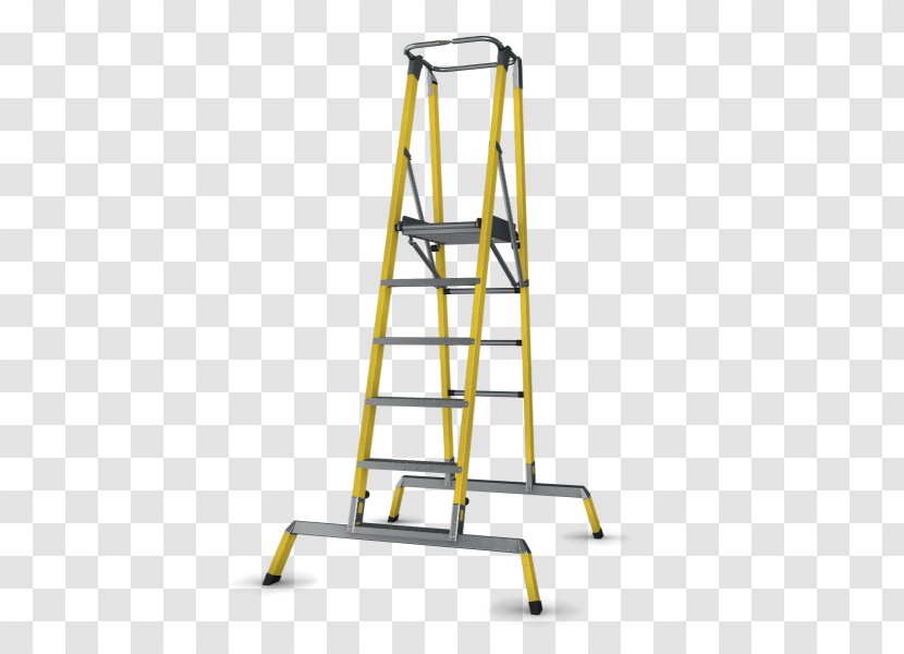 Ladder - Yellow - Safety Transparent PNG