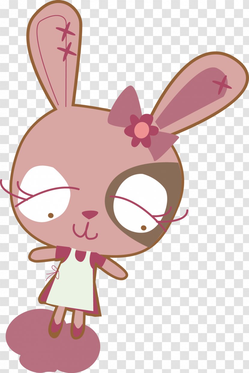 Rabbit Leporids Illustration - Tree - Bunny Transparent PNG