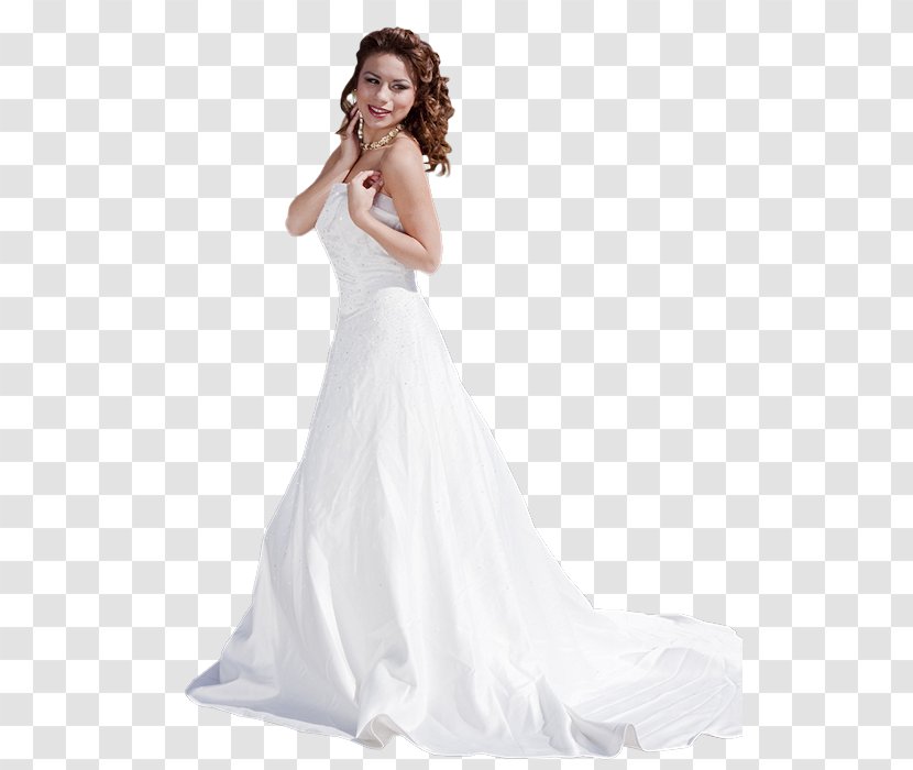 Wedding Dress Cocktail Shoulder Party - Frame Transparent PNG