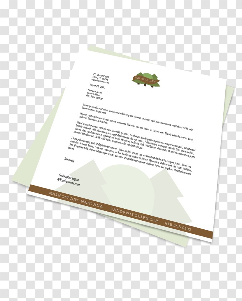 Letterhead La Luz Printing Company Paper Business Cards - Envelope Transparent PNG