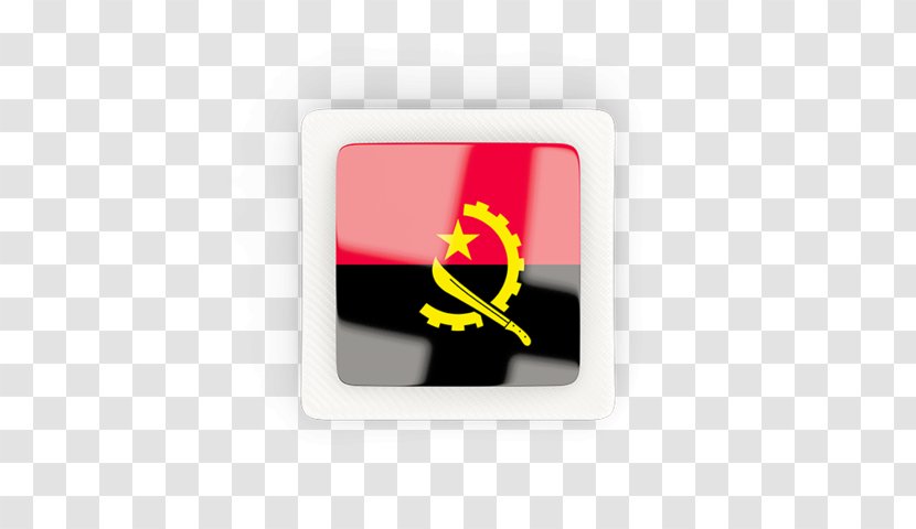 Flag Of Angola Brand - Rectangle Transparent PNG