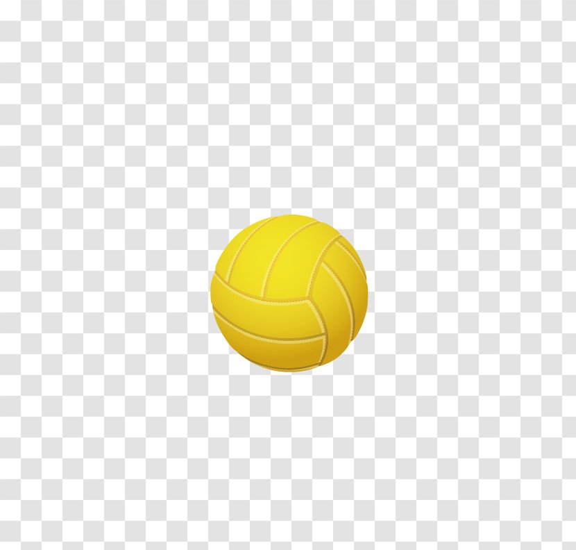 Yellow Ball Pattern - Pallone - Adult Volleyball Transparent PNG