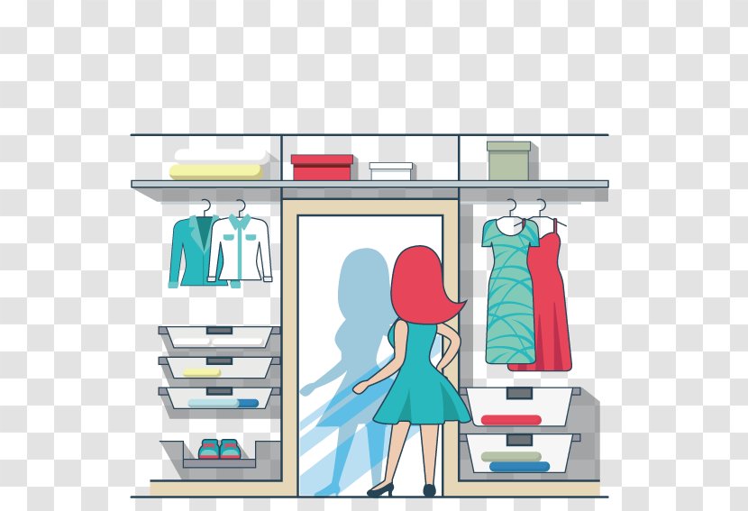 Clothing Stock Photography - The Mirror Trying On Clothes Beauty Transparent PNG