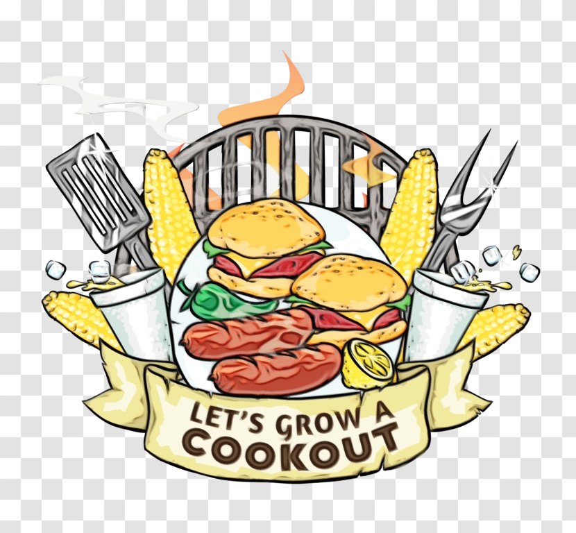 Grilling And Barbecue Hamburger Clip Art - Hot Dog - Logo Transparent PNG