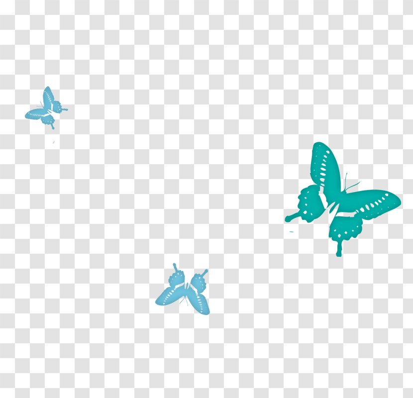 Butterfly - Azure - Color Transparent PNG