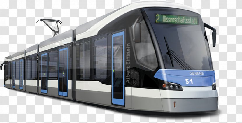 Trolley Trams In Vienna Rail Transport Combino Passenger Car - Light Transparent PNG