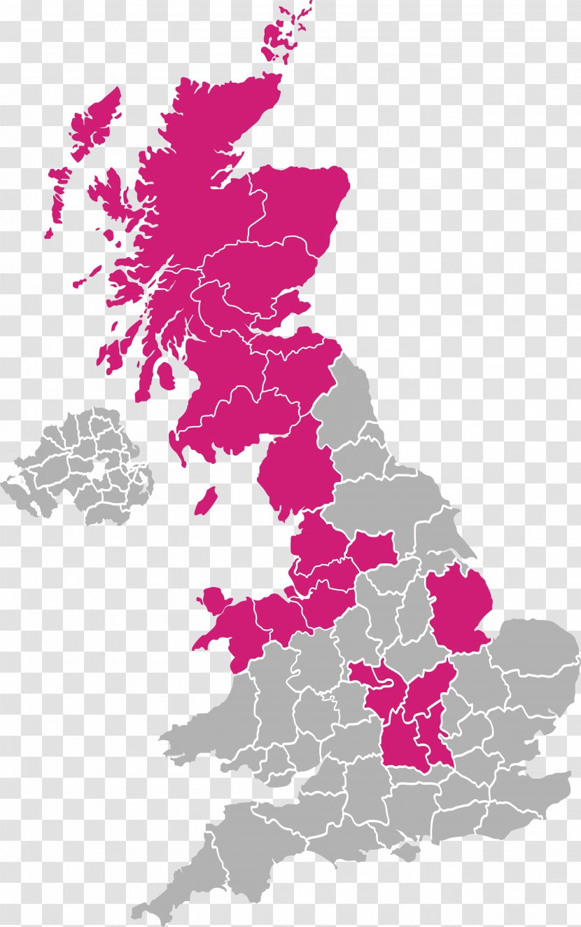 United Kingdom Map Royalty-free Transparent PNG