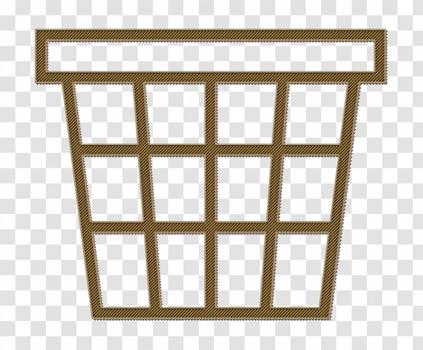 Basket Icon Delete Laundry - Furniture Table Transparent PNG
