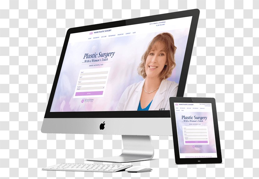 Web Development Marketing Business Advertising - Computer Monitor Accessory - Biomedical Cosmetic Surgery Transparent PNG