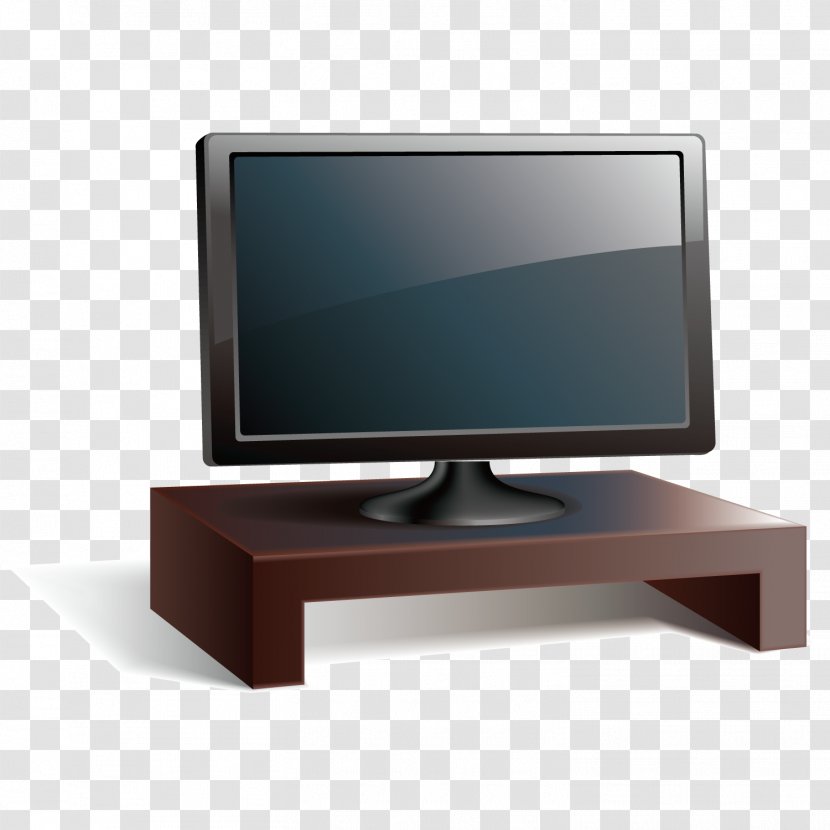 Computer Monitor Television Graphic Design - Set - Vector TV Transparent PNG