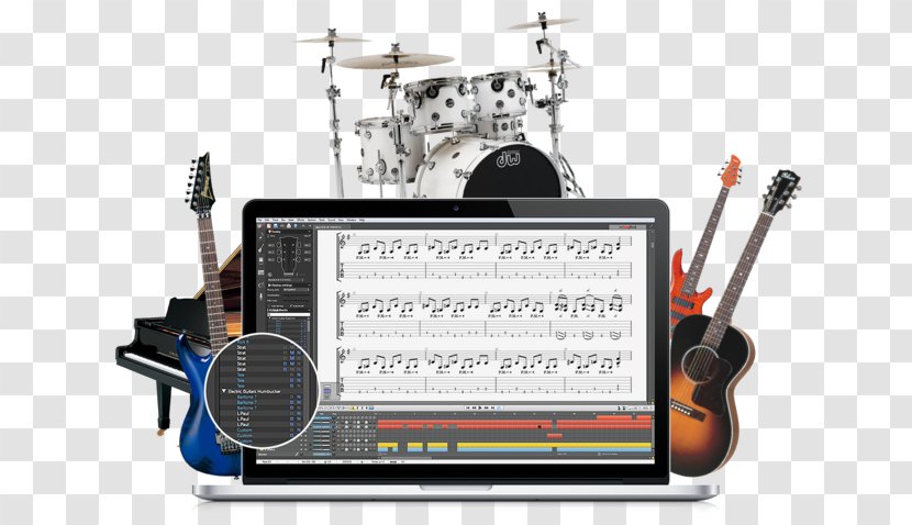 Guitar Pro Electronic Musical Instruments Computer Software - Frame Transparent PNG
