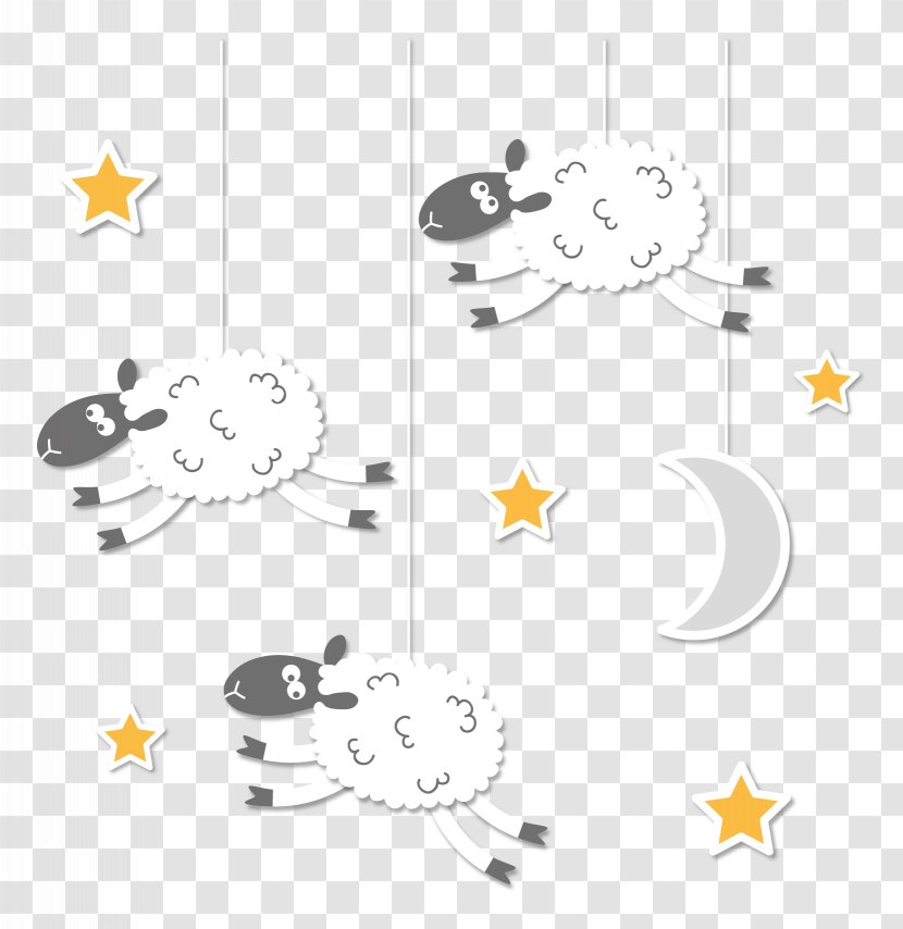 Sheep Vector Resources Clip Art - Material - On The Sky Transparent PNG