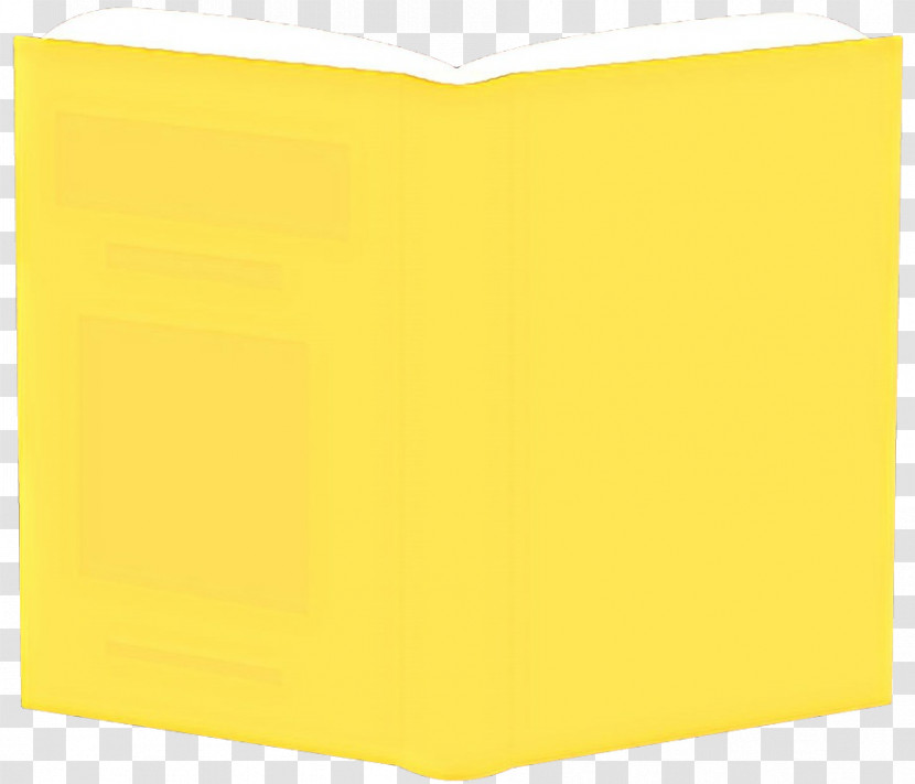 Yellow Rectangle Square Paper Transparent PNG