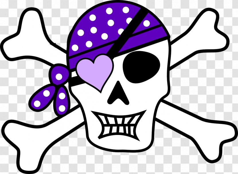 Piracy Skull And Crossbones Jolly Roger Clip Art - Frame - Pirate Transparent PNG