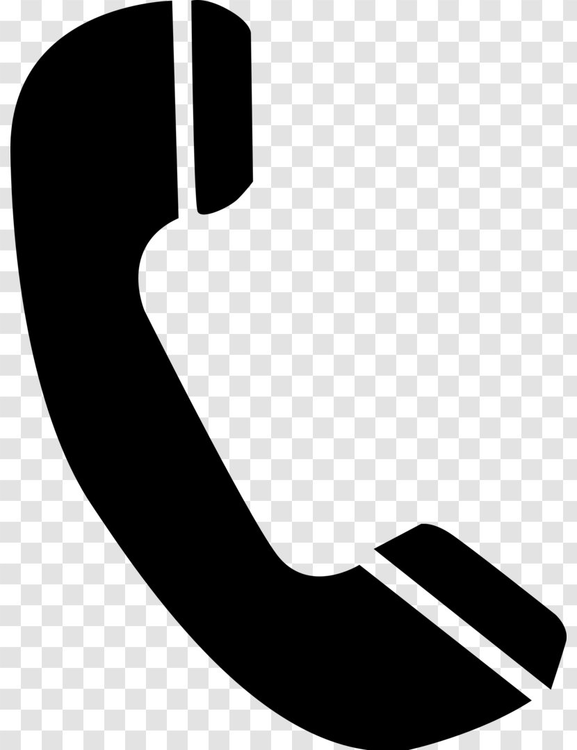 Home Cartoon - Telephone Call - Blackandwhite Logo Transparent PNG