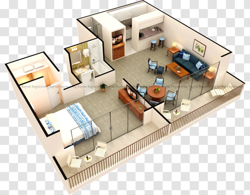 3D Floor Plan Architecture - 3d Computer Graphics - Design Transparent PNG