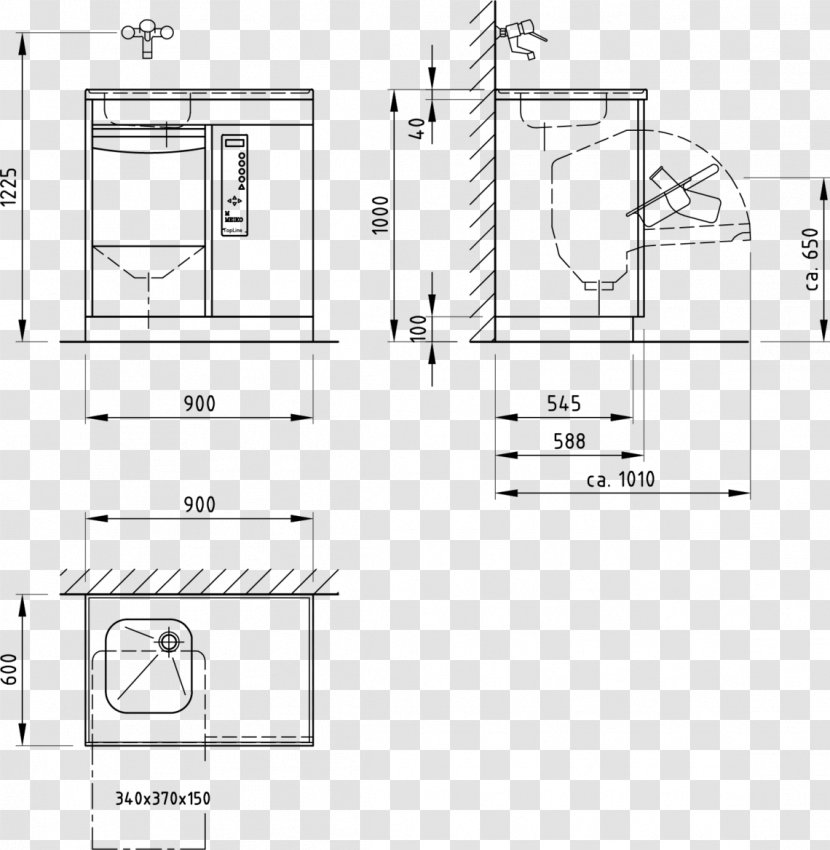Floor Plan Bedpan Hospital Lave-bassin Cleaning - Hygiene - Wc Transparent PNG