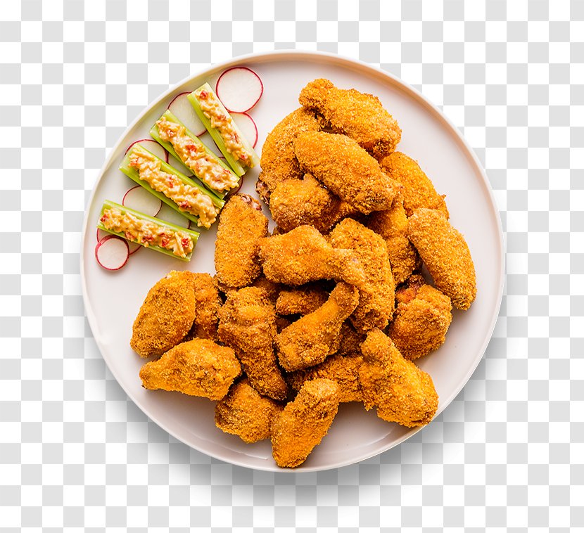 Fried Chicken Buffalo Wing Nugget Barbecue - Mcdonald S Mcnuggets - Wings Transparent PNG