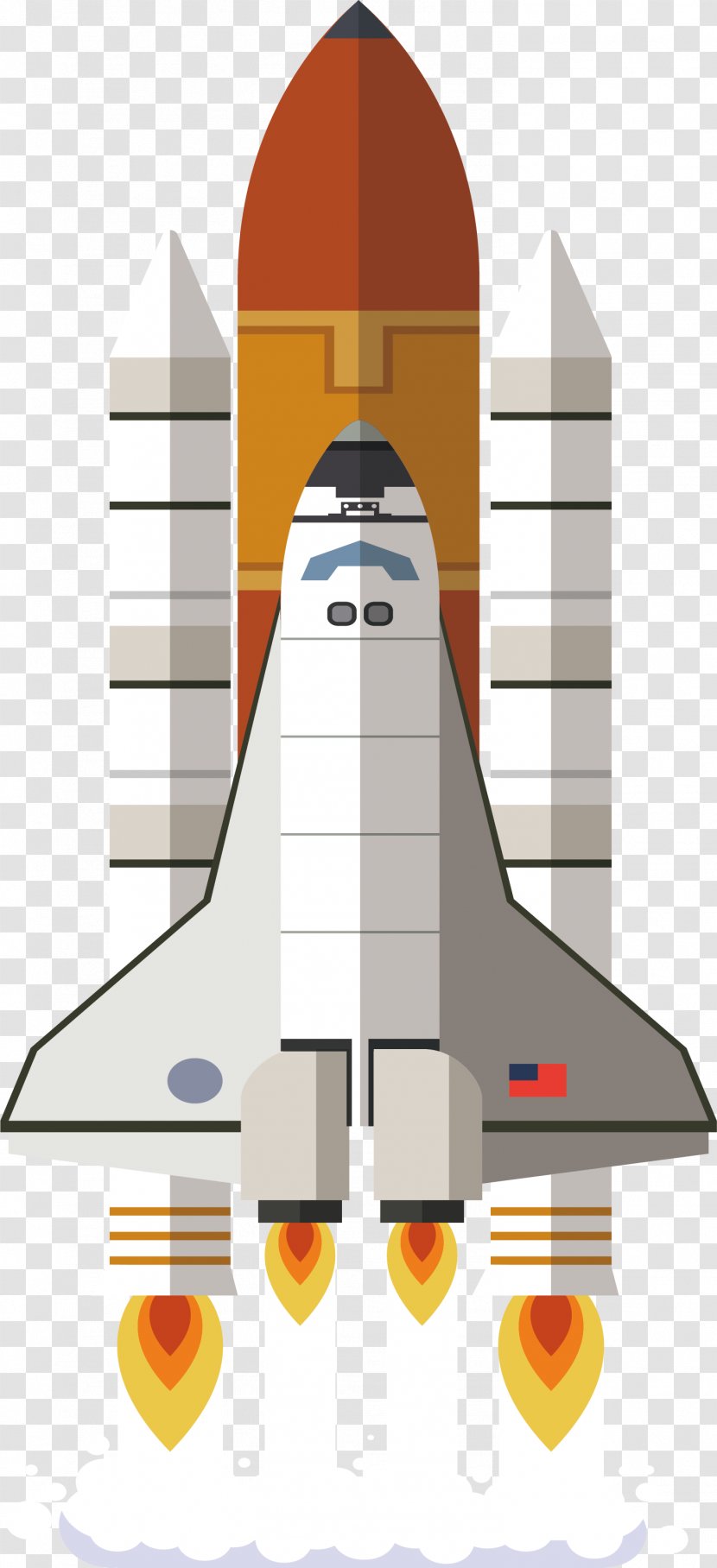 Rocket Spacecraft Space Exploration Spaceflight Outer - A That Flies Into Transparent PNG