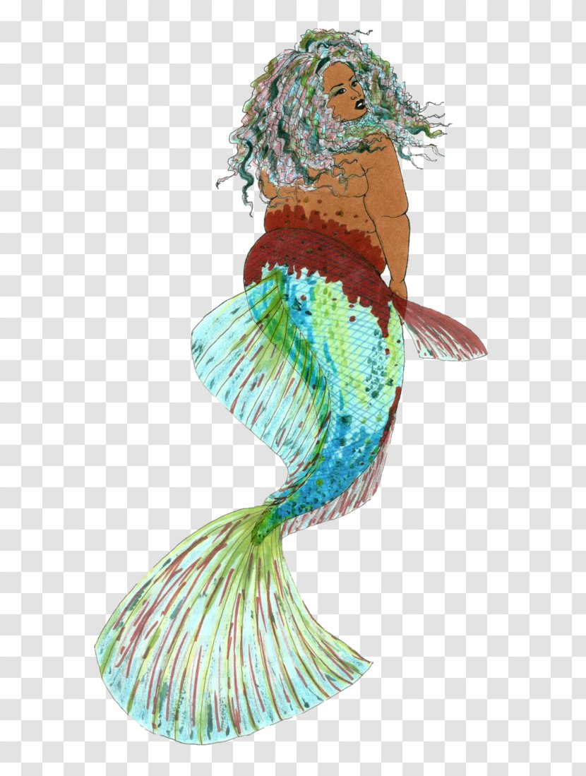 Mermaid Ariel Siamese Fighting Fish Drawing - Betta Transparent PNG