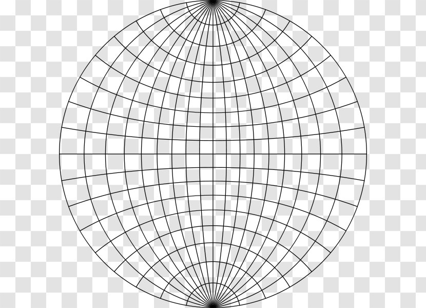 Stereographic Projection Wulff Net Pole Figure Great Circle Angle - Plant Transparent PNG