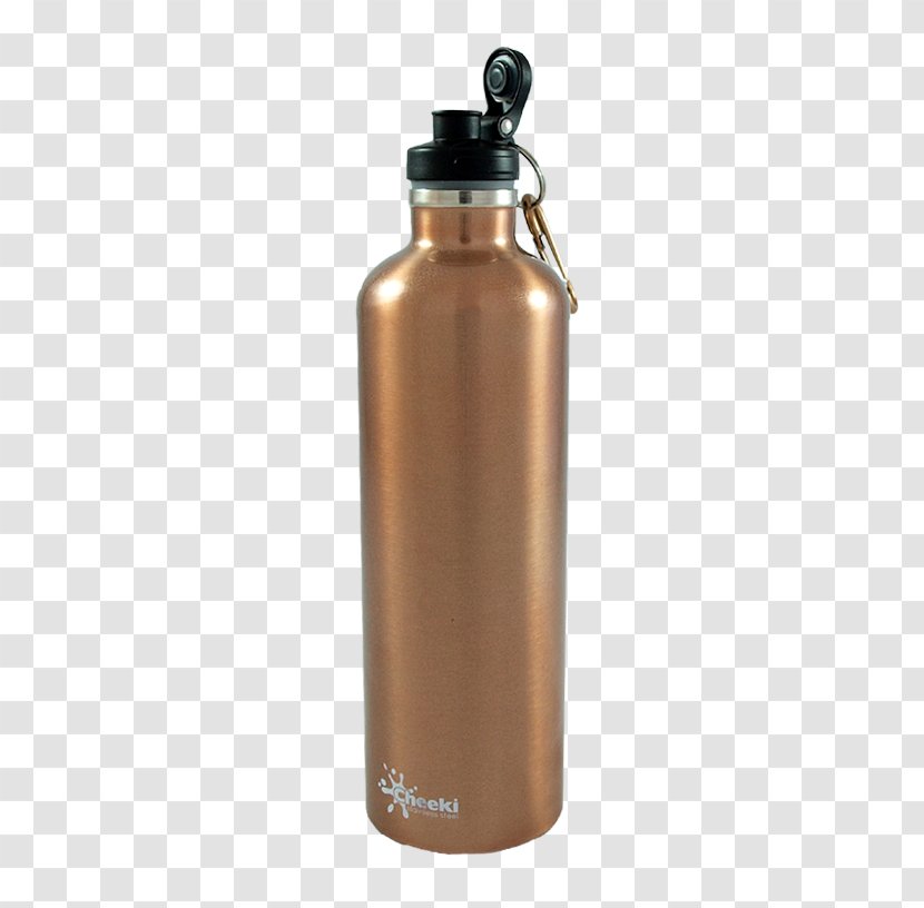 Water Bottles Stainless Steel Thermoses Drink - Flask - Copper Transparent PNG