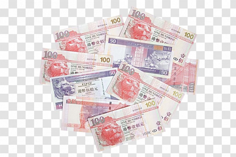 Hong Kong Dollar The Hongkong And Shanghai Banking Corporation Philippine Peso Foreign Exchange Market - Banknote - 50 Dollars 100 To Pull Material Free Transparent PNG