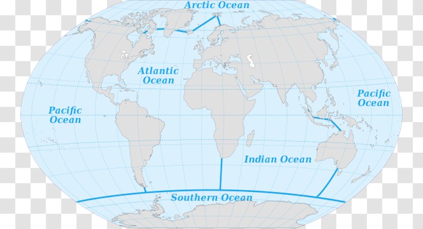 Arctic Ocean Pacific Atlantic Southern Earth Transparent PNG