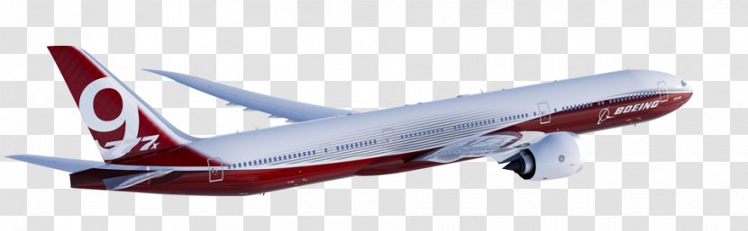 Boeing 777X Airplane Aircraft Airbus A330 - 757 Transparent PNG