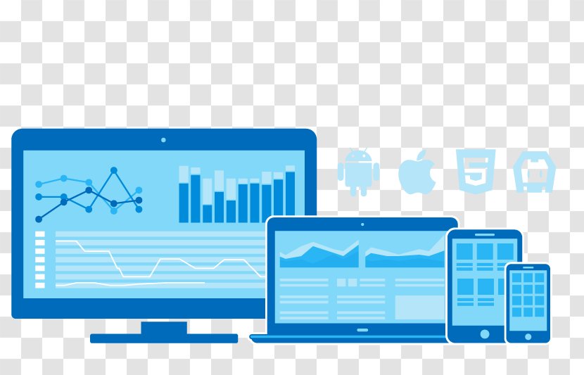 Technology Computer Network Digital Data Performance - Blue - Mobile Case Transparent PNG