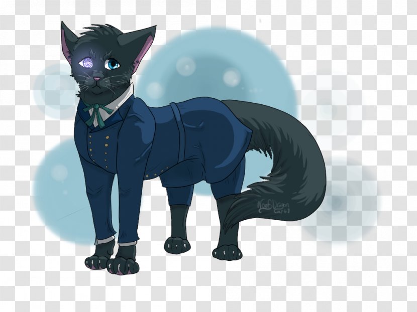 Korat Black Cat Ciel Phantomhive Kitten Whiskers - Silhouette Transparent PNG