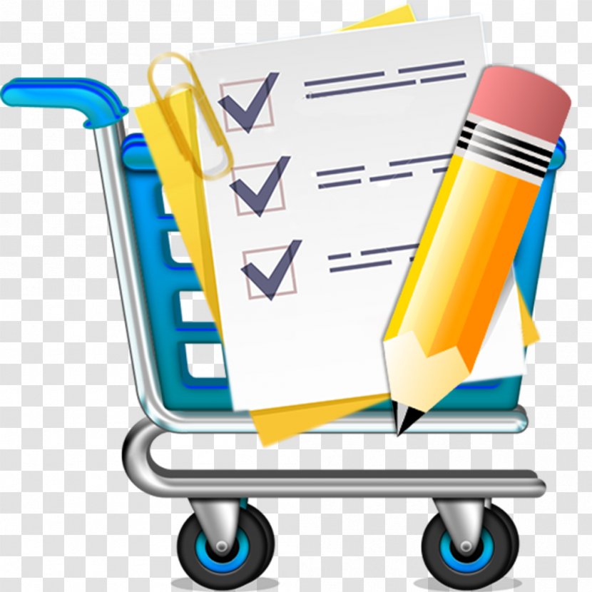 Shopping List Cart Online Service Transparent PNG