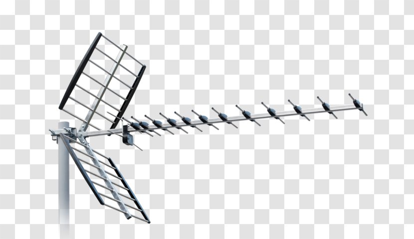 Aerials Ultra High Frequency Yagi–Uda Antenna Television Very - Yagiuda - Amplificador Transparent PNG