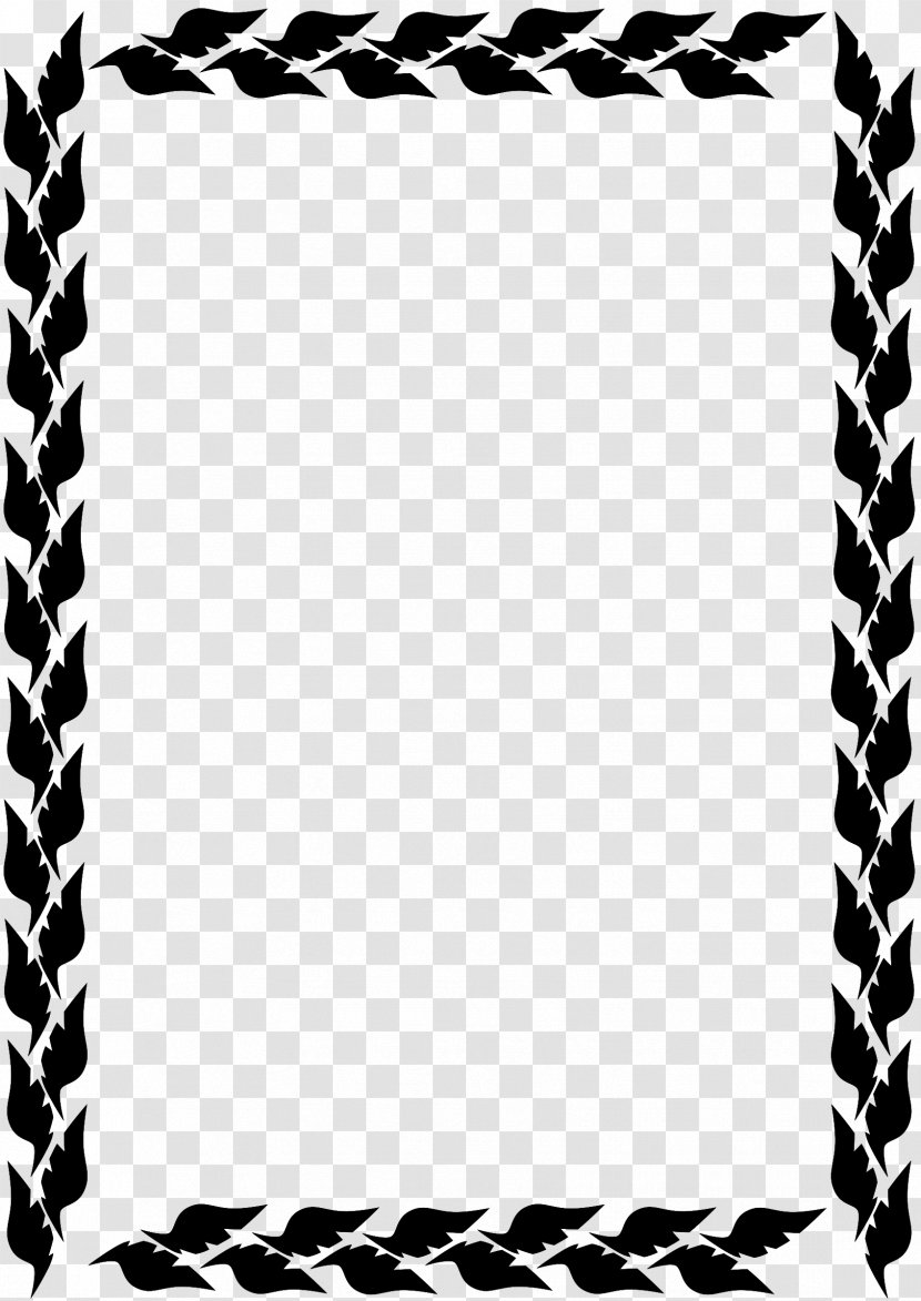 Ornament Clip Art - Rectangle - Leaf Border Transparent PNG