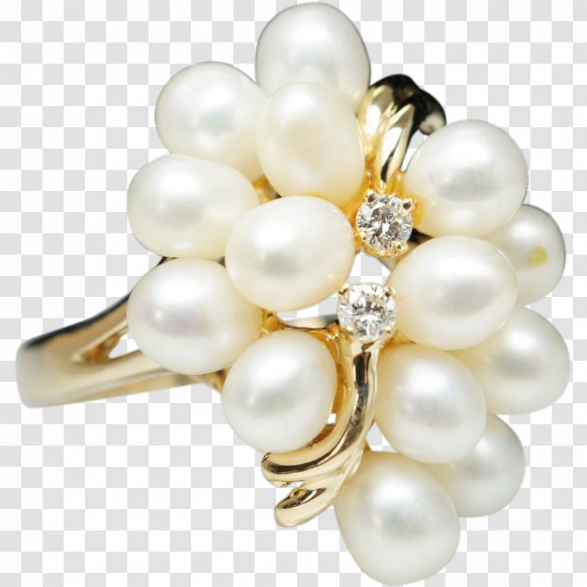 Pearl Body Jewellery Brooch Material Transparent PNG