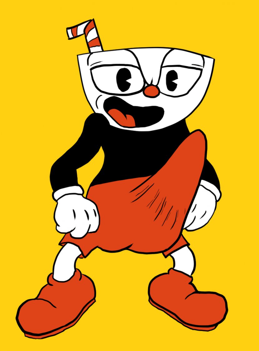 Cuphead Animation Cartoon Character - Watercolor - Donald Duck Transparent PNG