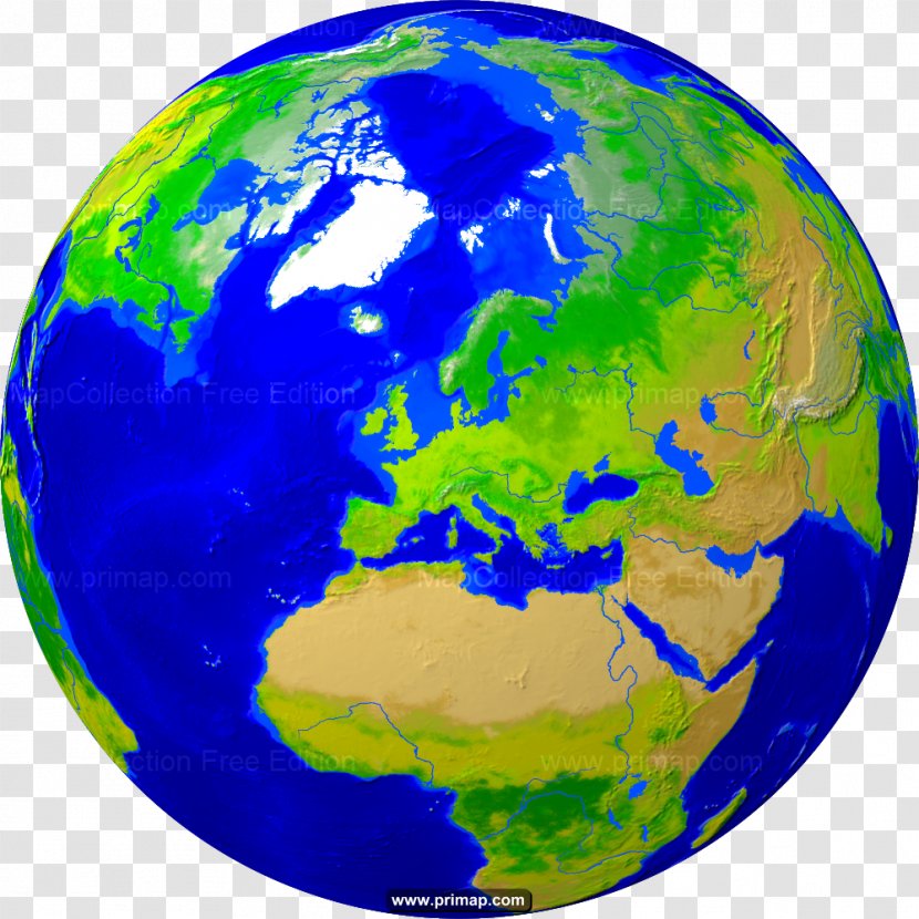Globe World Map Earth - Worls Transparent PNG
