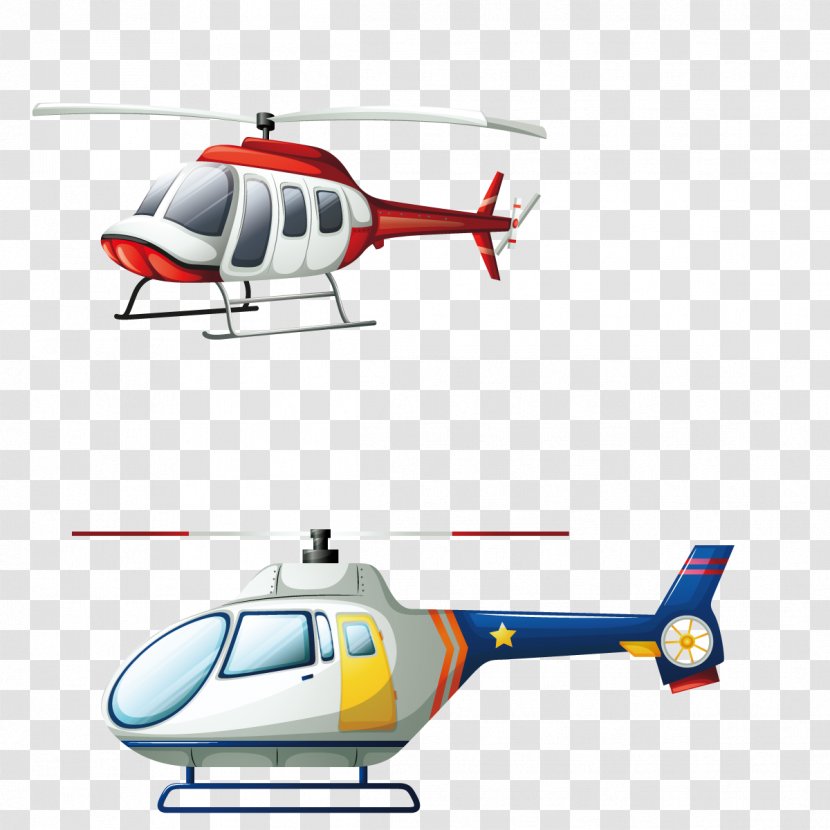 Helicopter Royalty-free Illustration - Mode Of Transport - Vector Transparent PNG