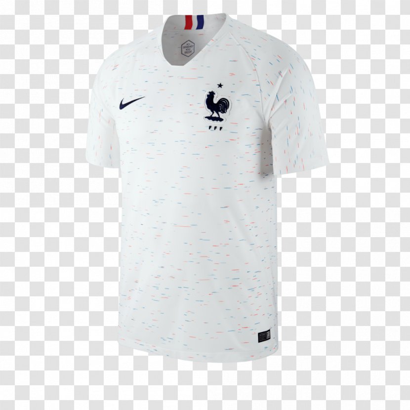 2018 World Cup France National Football Team Women's T-shirt - Sports Fan Jersey Transparent PNG