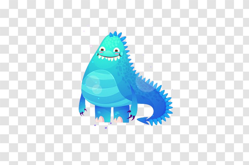 Monster Blue - Drawing - Little Transparent PNG